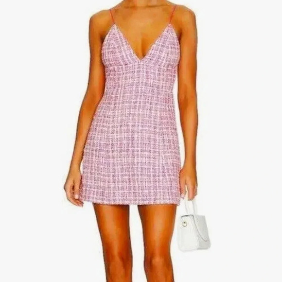 House of Harlow 1960 Pink Mini Dress - Picture 1 of 7